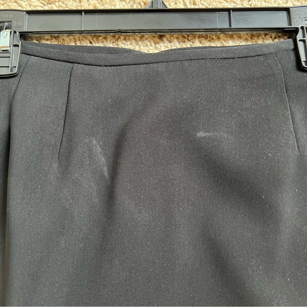Kasper Pencil Skirt Black Size 8 - Picture 2 of 9